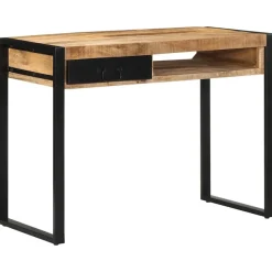 Työpöytä 100x50x75 cm Massiivipuuta mango (15931)