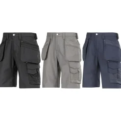 Työshortsit Snickers Workwear Canvas+ 3014, musta