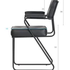 Työtuoli Linento Furniture Jupoi 47, musta