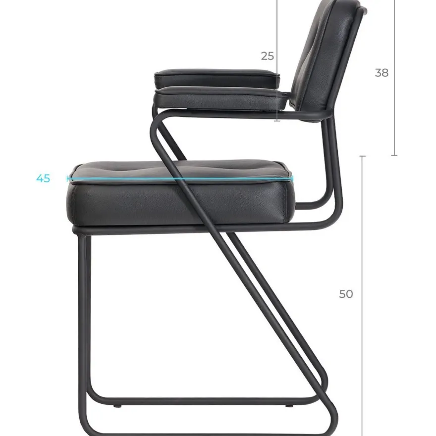 Työtuoli Linento Furniture Jupoi 47, musta