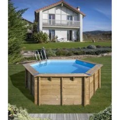 Uima-allas Gre by Swim & Fun Vanille 2, puurunkoinen, pyöreä, Ø400x119cm
