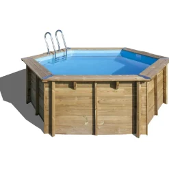 Uima-allas Gre by Swim & Fun Vanille 2, puurunkoinen, pyöreä, Ø400x119cm
