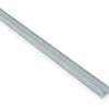 U-lista Maler sileä, 1,5x10x10x1000mm, alumiini, hopea anodisoitu