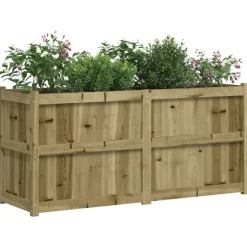 Ulkokukkalaatikko 150x50x70 cm kyllästetty mänty