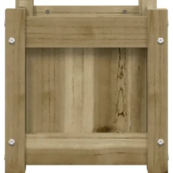 Ulkokukkalaatikot 31 x 31 x 31 cm, kyllästettyä mäntyä, 2 kpl