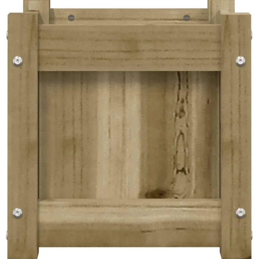 Ulkokukkalaatikot 31 x 31 x 31 cm, kyllästettyä mäntyä, 2 kpl
