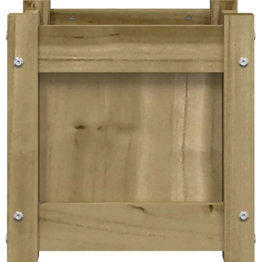 Ulkokukkalaatikot 31 x 31 x 31 cm, kyllästettyä mäntyä, 2 kpl