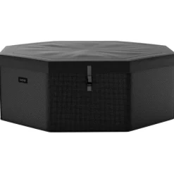 Ulkoporeallas Wave Spa Como, 6 hlöä, 90 suutinta, WiFi, kahdeksankulmainen, koottava, musta