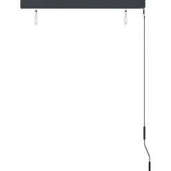 Ulkorullaverho 100x250 cm sininen ja valkoinen