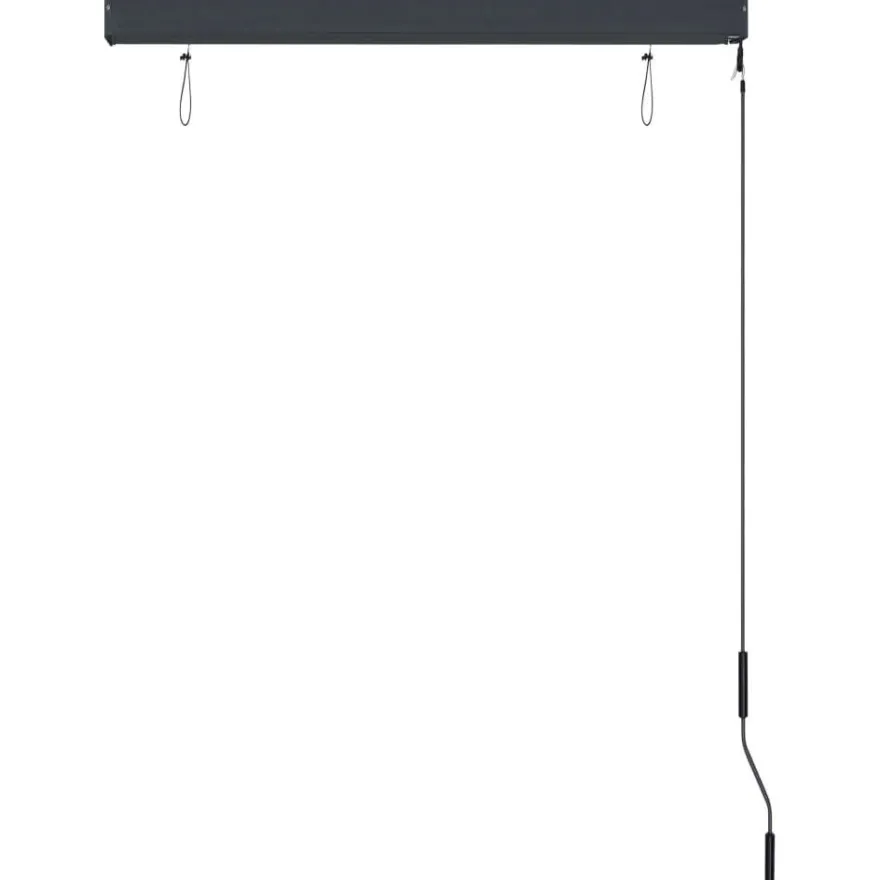 Ulkorullaverho 100x250 cm sininen ja valkoinen