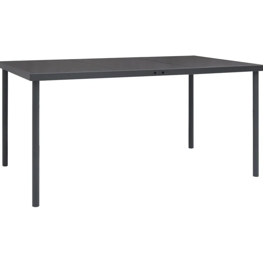 Ulkoruokailuryhmä 150cm, teräs, eri pakkauskokoja