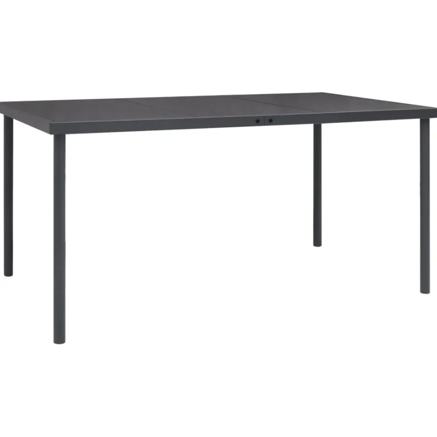 Ulkoruokailuryhmä 150cm, teräs, eri pakkauskokoja