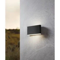 Ulkoseinävalaisin Eglo Grutti LED CCT antrasiitti eri kokoja