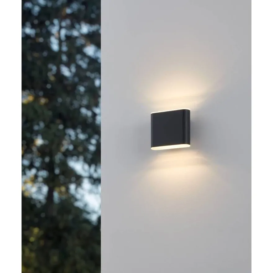 Ulkoseinävalaisin Eglo Grutti LED CCT antrasiitti eri kokoja