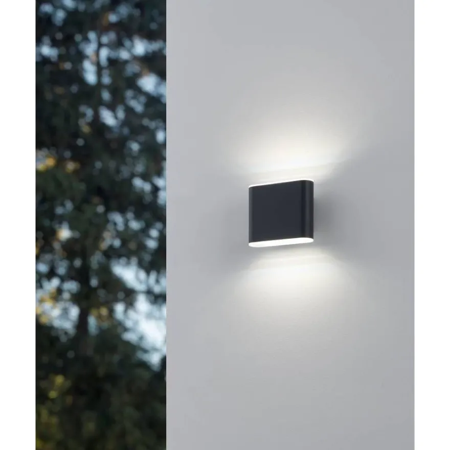 Ulkoseinävalaisin Eglo Grutti LED CCT antrasiitti eri kokoja