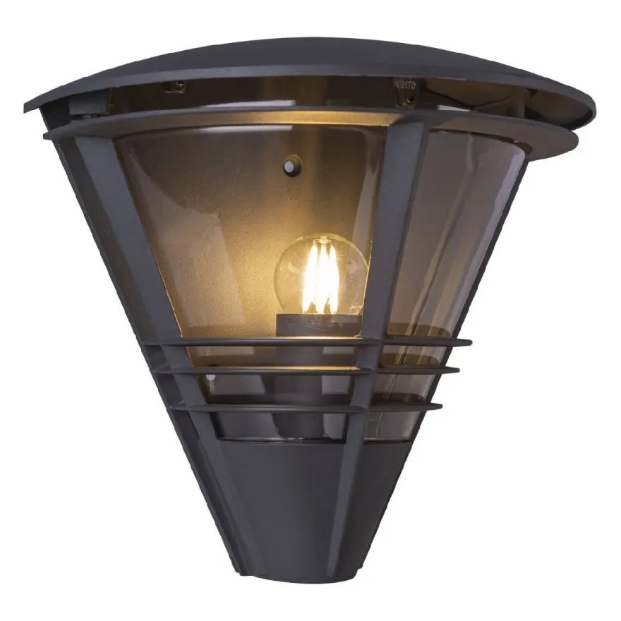 Ulkoseinävalaisin Globo Salla, 60W, musta