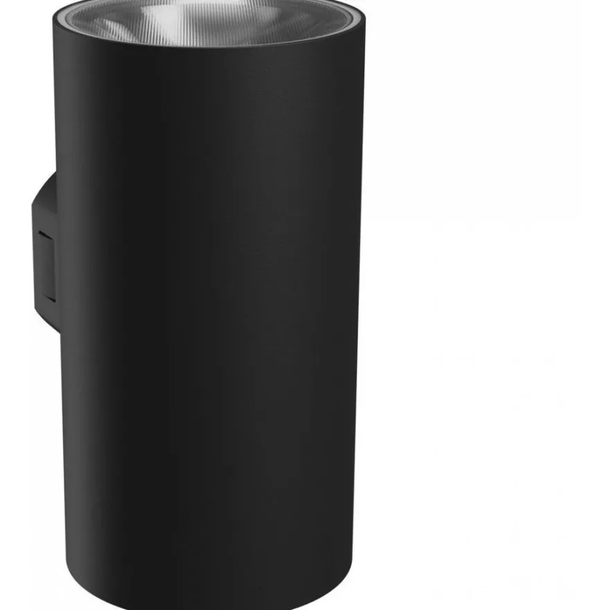 Ulkoseinävalaisin Spectrum Torre pyöreä 18W CCT IP54 99x78x162mm musta