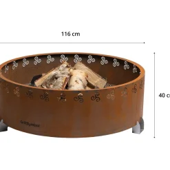 Ulkotulisija GrillSymbol Legend, Ø116cm