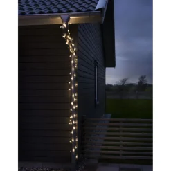Ulkovalosarja Konstsmide, 6.32m, 80 x lämminvalkoinen LED, kirkas kaapeli