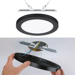 Upotettava LED-paneeli Paulmann 2in1 Cover-it, Ø22.5cm, 16.5W, 4000K, eri värejä