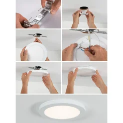Upotettava LED-paneeli Paulmann 2in1 Cover-it, Ø22.5cm, 16.5W, 4000K, eri värejä