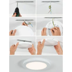 Upotettava LED-paneeli Paulmann 2in1 Cover-it, Ø22.5cm, 16.5W, 4000K, eri värejä