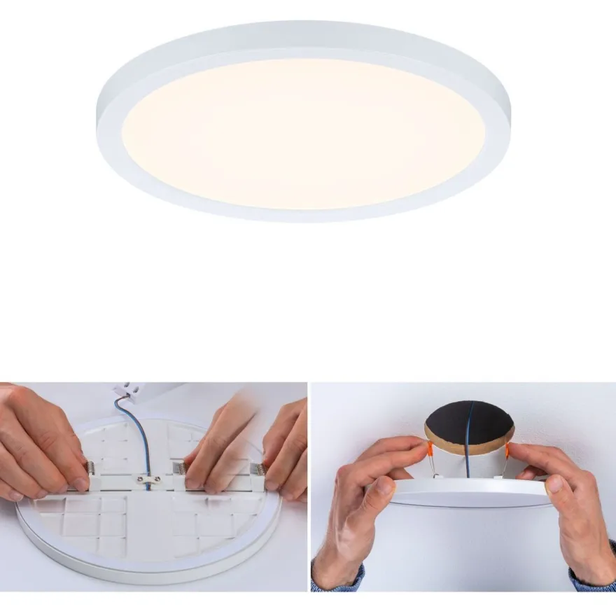 Upotettava LED-paneeli Paulmann VariFit Areo, IP44, Ø17.5cm, 13W, eri vaihtoehtoja