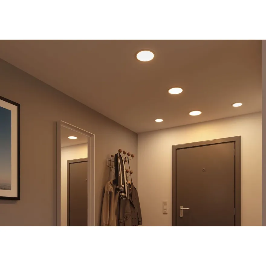 Upotettava LED-paneeli Paulmann VariFit Areo, IP44, Ø17.5cm, 13W, eri vaihtoehtoja