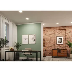 Upotettava LED-paneeli Paulmann VariFit Veluna Edge, IP44, 20x20cm, 17W, 3000K, himmennettävä, valkoinen