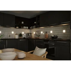 Upotettava LED-seinävalaisin Paulmann LumiTiles, IP44, 10x10cm, 2700K, himmennettävä, valkoinen