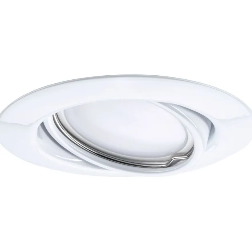 Upotettava LED-valaisin Paulmann Base Coin, Ø90mm, 5W, 370lm, 3000K, eri värejä