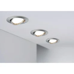 Upotettava LED-valaisin Paulmann Base, Ø90mm, GU10, 5W, 350lm, 3000K, eri värejä