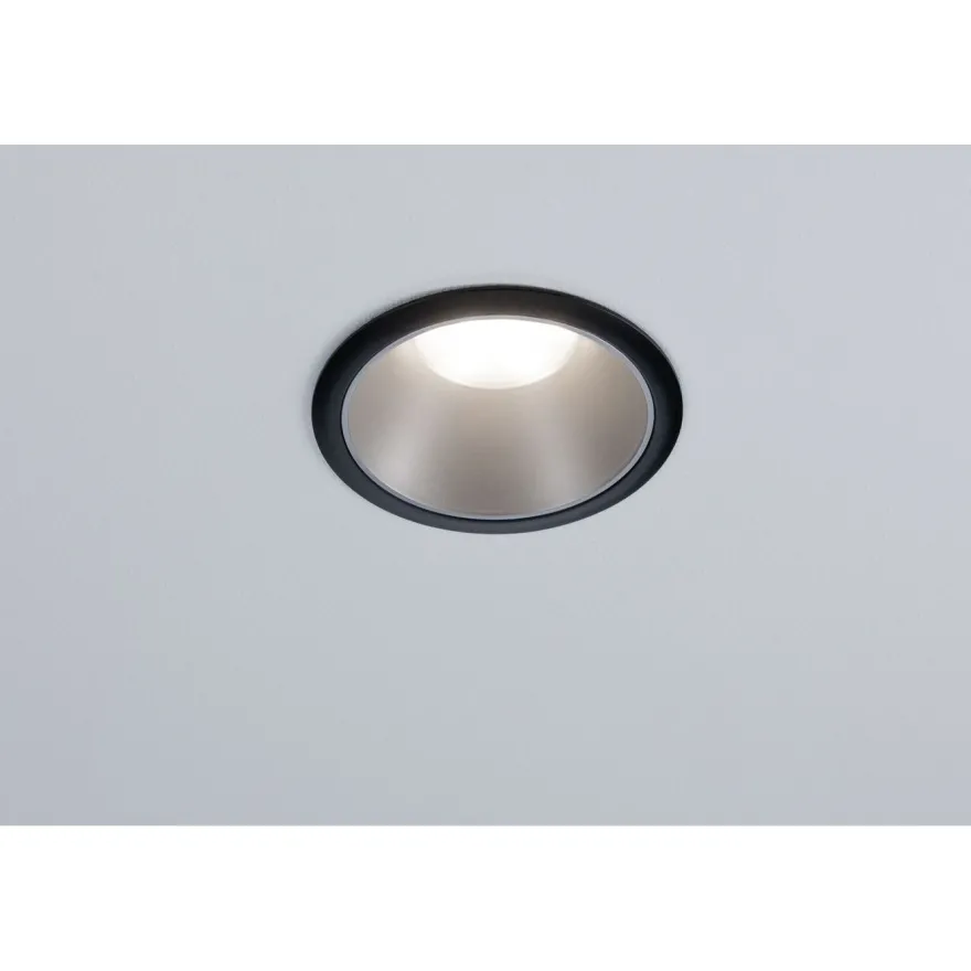Upotettava LED-valaisin Paulmann Cole Coin, IP44, Ø88mm, 6W, 470lm, 2700K, himmennettävä, eri värejä