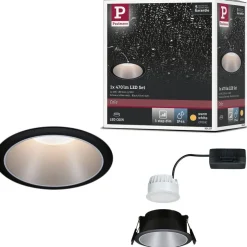 Upotettava LED-valaisin Paulmann Cole Coin, IP44, Ø88mm, 6W, 470lm, 2700K, himmennettävä, eri värejä