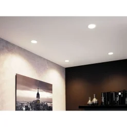 Upotettava LED-valaisin Paulmann Cole Coin, IP44, Ø88mm, 6W, 470lm, 2700K, himmennettävä, eri värejä