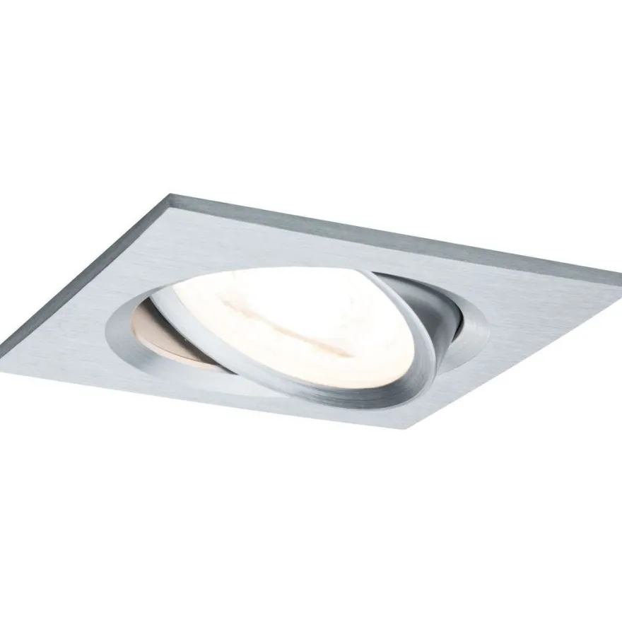 Upotettava LED-valaisin Paulmann Nova Coin, 84x84mm, 6W, 470lm, 2700K, himmennettävä, eri värejä