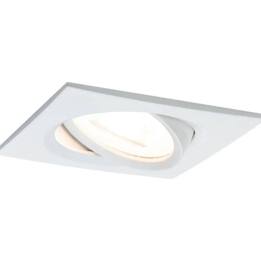 Upotettava LED-valaisin Paulmann Nova Coin, 84x84mm, 6W, 470lm, 2700K, himmennettävä, eri värejä