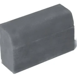Upotettava reunakivi Rudus H2, suora kupera, 500x170x300mm, sileä, harmaa