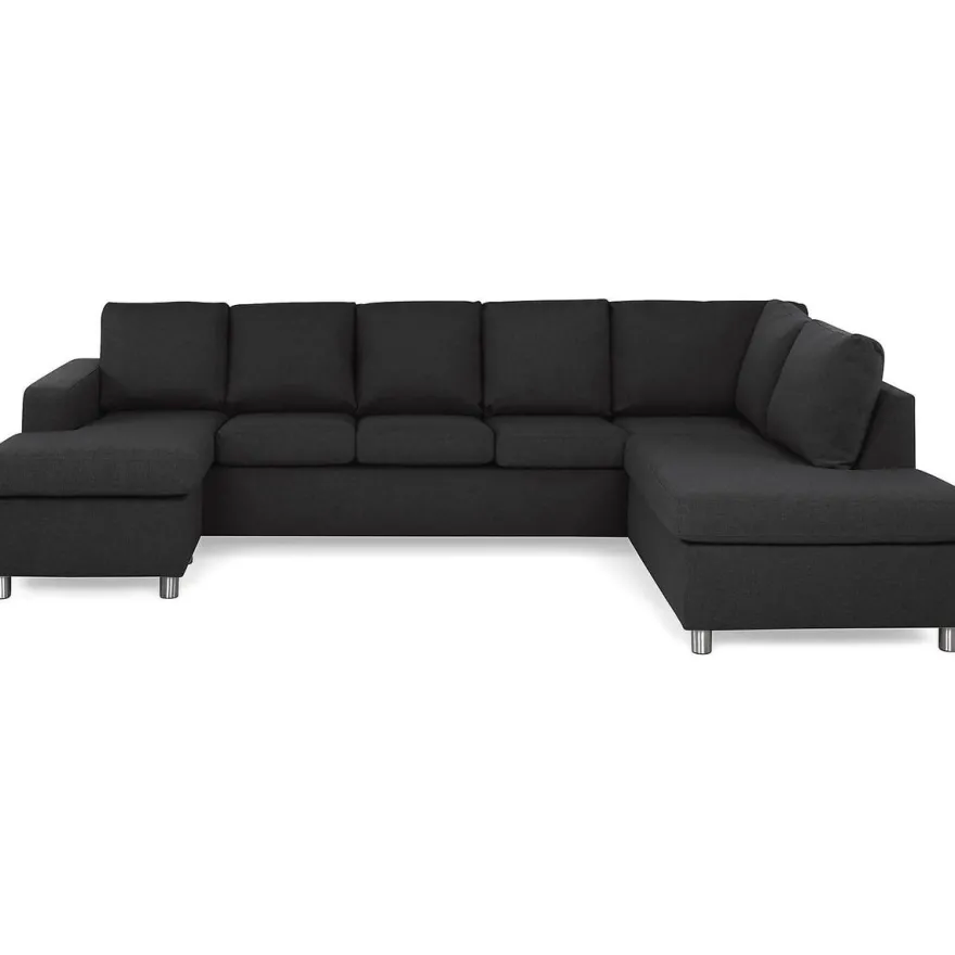 U-sohva Scandinavian Choice Crazy XL 6 ist vasen antrasiitti/metalli