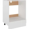 Uunikaappi valkoinen 60x46x81,5 cm lastulevy