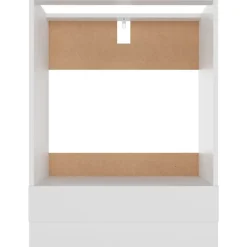 Uunikaappi valkoinen 60x46x81,5 cm lastulevy