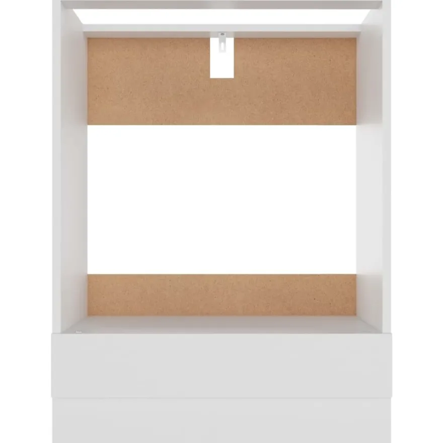 Uunikaappi valkoinen 60x46x81,5 cm lastulevy