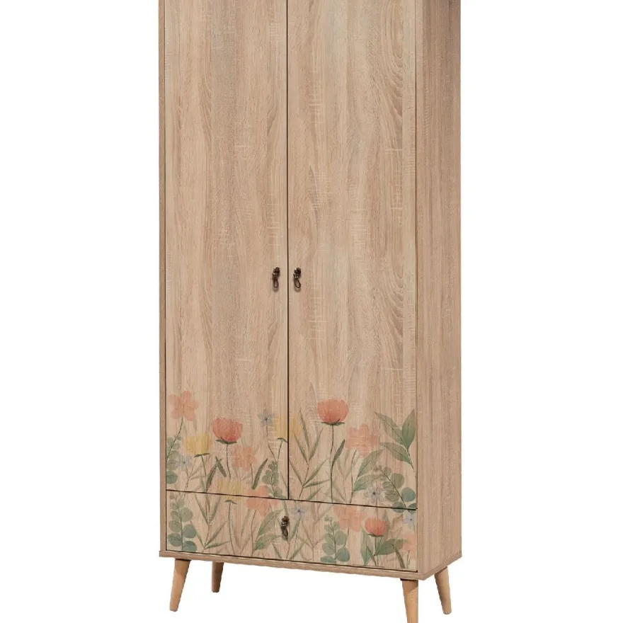 Vaatekaappi Linento Furniture City Tulip, 80cm