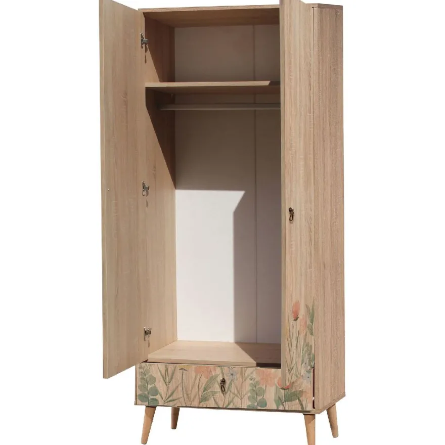 Vaatekaappi Linento Furniture City Tulip, 80cm
