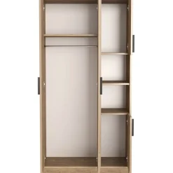 Vaatekaappi Linento Furniture Cupra, 90x177cm, ruskea
