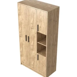 Vaatekaappi Linento Furniture Cupra, 90x177cm, ruskea