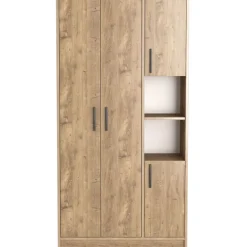 Vaatekaappi Linento Furniture Cupra, 90x177cm, ruskea
