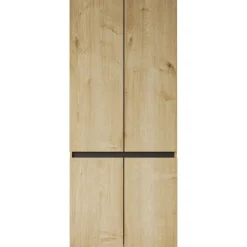 Vaatekaappi Linento Furniture Floransa 90, 90x210cm, vaalean ruskea/antrasiitti