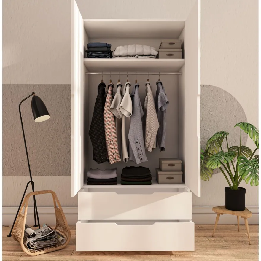 Vaatekaappi Linento Furniture Flora 90, 90x183cm