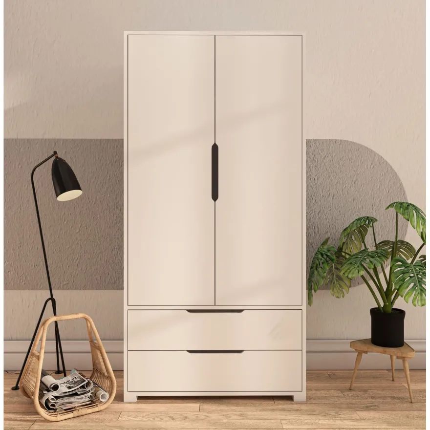 Vaatekaappi Linento Furniture Flora 90, 90x183cm